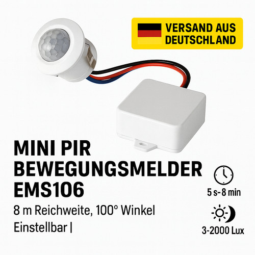 Mini pir bewegungsmelder - mini,