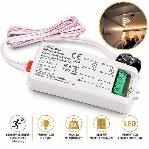 Mini bewegungsmelder sensor - mini,